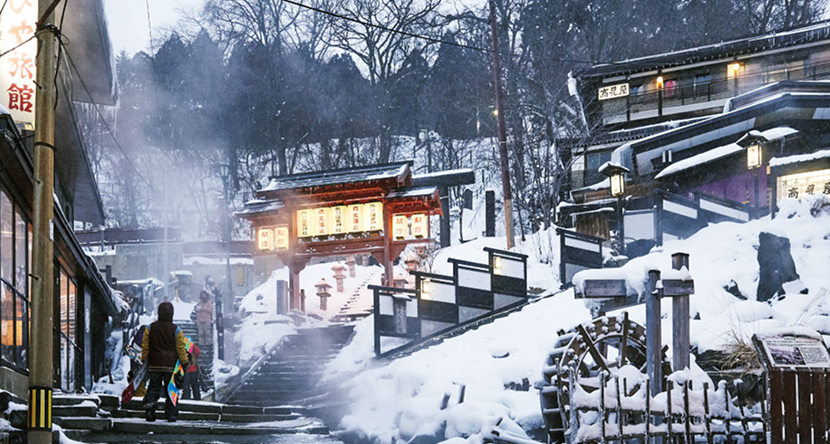 蔵王雪景色の写真